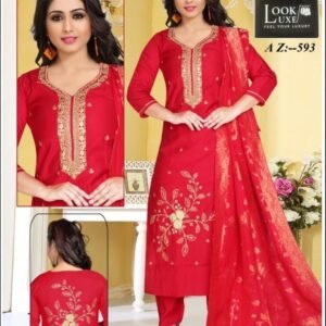 Embroidered Suit Set