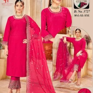 Elegant Embroidered Women's Suit Set